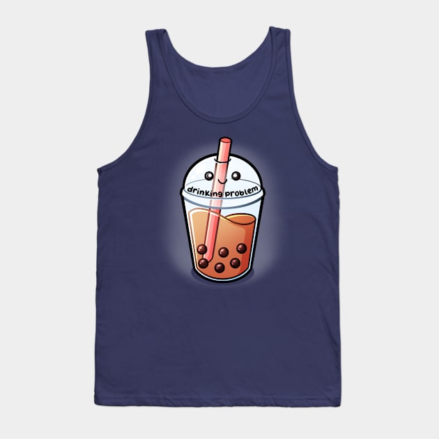 Drinking Problem | Boba Milk Tea Tank Top by Sammy Doo